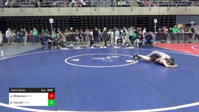 90 lbs Consolation - J P Mckeown, Bear Creek vs Aiden Yarnell, Chambersburg