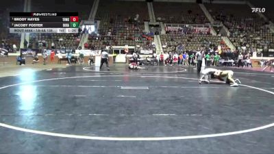 1A-4A 138 1st Place Match - Brody Hayes, T. R. Miller vs Jacoby Foster, Dora