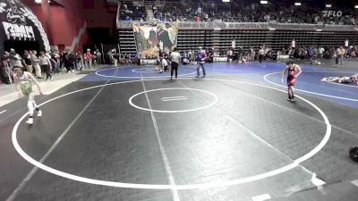 70 lbs Consi Of 8 #1 - Ryker Kreidt, Mandan Wrestling Club vs Miles Jackson, Eastside United WC