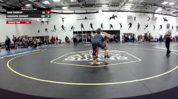 165 lbs Champ. Round 2 - Jamason Jodway, Unattached vs Sam Szerlip, Chicago