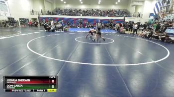 126 lbs Cons. Round 1 - Joshua Sherwin, University vs Dom Garza, Hanford