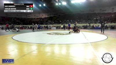 160 lbs Quarterfinal - Jadi Asberry, Owasso vs Ashlee Motes, Morrison JH