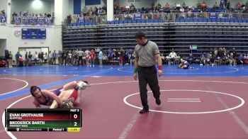 165 lbs Champ. Round 3 - Evan Grothause, BLUFFTON vs Broderick Barth, FREMONT ROSS
