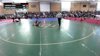 107 lbs Consi Of 8 #1 - Addison Leger, Windham/GNG/Westbrook vs Selena Batres, Jonathan Law