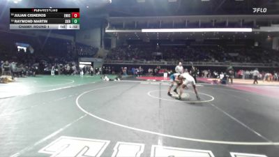 165 lbs Champ. Round 1 - Raymond Martin, Sierra vs Julian Cisneros, Enochs