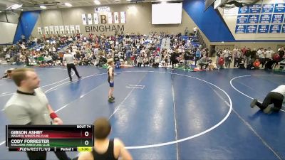 85 lbs Champ. Round 1 - Gibson Ashby, Wasatch Wrestling Club vs Cody Forrester, Stallions Wrestling Club