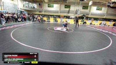 65 lbs Cons. Round 3 - Easton Pasek, Peak vs Lincoln Kelderman, BHRV Wrestling Club