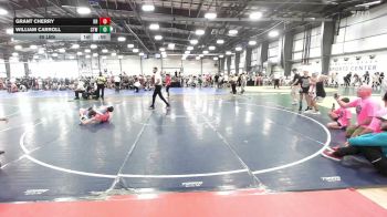 95 lbs Rr Rnd 2 - Grant Cherry, Kraken - MS vs William Carroll, CTWHALE Beluga - MS