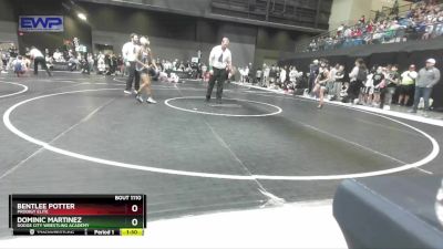 80 lbs Quarterfinal - BentLee Potter, Prodigy Elite vs Dominic Martinez, Dodge City Wrestling Academy