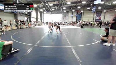 90 lbs Rr Rnd 2 - Greyson Cain, Indiana Outlaws Gold vs Conor Boesch, Shore Thing Beach