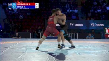 97 kg 1/8 Final - Nikoloz Kakhelashvili, Italy vs Mikalai Stadub, Belarus
