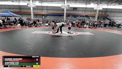 55 lbs Round 4 - Shepherd Cox, Kuna Klub Wrestling vs Xander Maggard, Hawk Wrestling Club