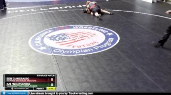 145 lbs 5th Place Match - Kai Merafuentes, Vasky BrosPitman Wrestling Club vs Ben Giangrasso, Vacaville High School Wrestling