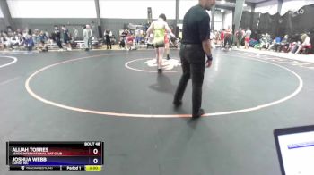 190 lbs Quarterfinal - Alijah Torres, Askeo International Mat Club vs Joshua Webb, Camas WC