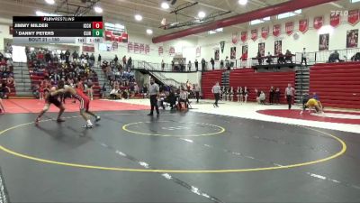 150 lbs Champ. Round 1 - Danny Peters, Clinton vs Jimmy Milder, Iowa City, City High