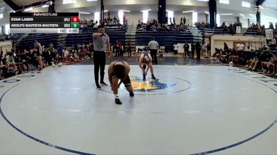 132 lbs 2nd Wrestleback (16 Team) - Adolfo Bautista-Bautista, Gilmer County vs Evan Laber, Upson Lee