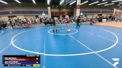 195 lbs Round 4 - Ian Nichols, Coppell High School Wrestling vs Ian McCarley, Texas Takedown Academy