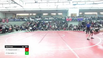 132 lbs Semifinal - Kevin Kasperowski, Xavier vs Phoenix Gardella, Norwalk