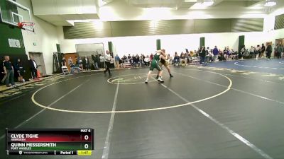 215 lbs Quarterfinal - Quinn Messersmith, Port Angeles vs Clyde Tighe, Aberdeen