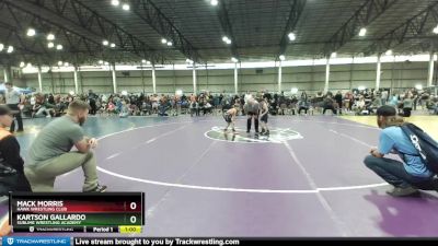 51-55 lbs Round 1 - Mack Morris, Hawk Wrestling Club vs Kartson Gallardo, Sublime Wrestling Academy