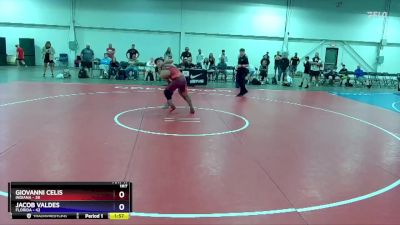 187 lbs 4th Wrestleback (16 Team) - Giovanni Celis, Indiana vs Jacob Valdes, Florida