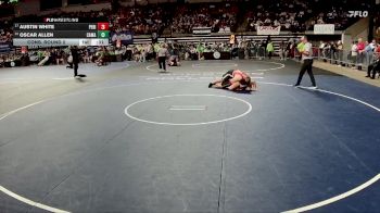 D 2 285 lbs Cons. Round 2 - Oscar Allen, Caddo Magnet vs Austin White, Pearl River