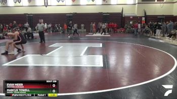 JV-20 lbs Cons. Semi - Marcus Towell, Xavier, Cedar Rapids vs Evan Meier, Western Dubuque