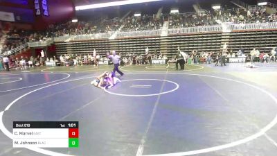 130 lbs Rr Rnd 2 - Cooper Marvel, Eastside United vs Maverick Johnson, Black Hills Academy