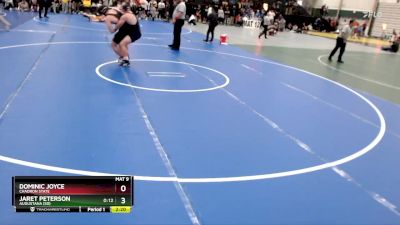 197 lbs Quarterfinal - Jaret Peterson, Augustana (SD) vs Dominic Joyce, Chadron State