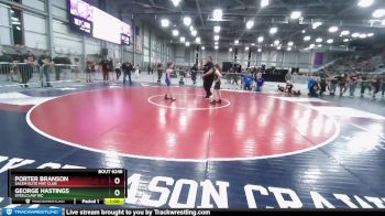 86 lbs Cons. Round 4 - George Hastings, Steelclaw WC vs Porter Branson, Salem Elite Mat Club