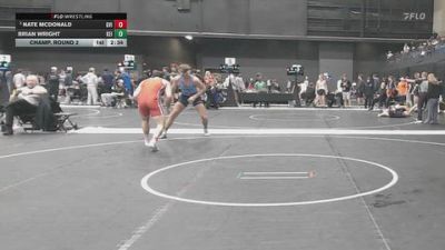 184 lbs Champ. Round 2 - Nate McDonald, Grand View (Iowa) vs Brian Wright, Keiser University