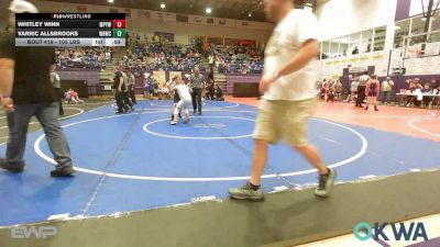 105 lbs Rr Rnd 3 - Whitley Winn, Mannford Pirate Youth Wrestling vs Varric Allsbrooks, Warhorse Wrestling Club