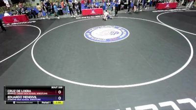 220 lbs Cons. Round 2 - Cruz De Loera, Brawley Union High School Wrestling vs Eduardo Mendivil, Atwater High School Wrestling