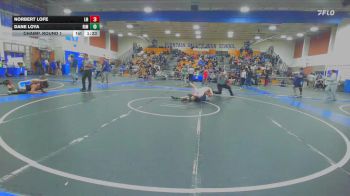 165 lbs Champ. Round 1 - Dane Loya, Rim Of The World vs Norbert Lofe, La Mirada
