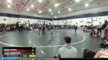 132 lbs Round 1 (4 Team) - Ayden Greenough, Columbia (Burbank) vs Izaiah Liudahl, Pasco 2