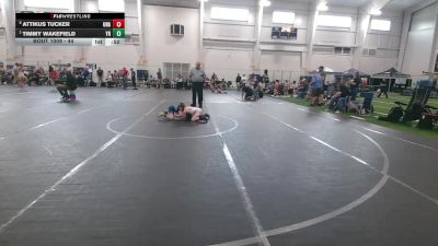 44 lbs Round 2 - Timmy Wakefield, YGWC/ RPW vs Attikus Tucker, Unattached