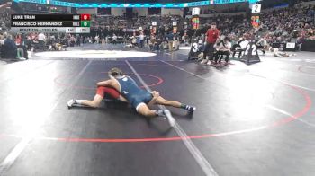 120 lbs Consi Of 16 #1 - Luke Tran, Independence (CC) vs Francisco Hernandez, Bullard (CS)