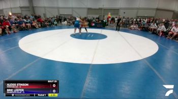 225 lbs 4th Wrestleback (16 Team) - Alexis Stinson, Missouri Ice vs Brie Leeper, Minnesota Blue