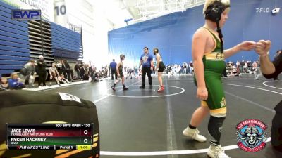 120 lbs Round 1 - Jace Lewis, Trailblazer Wrestling Club vs Ryker Hackney, Iowa