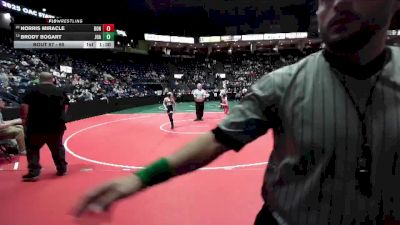 65 lbs Champ. Round 1 - Brody Bogart, JOA2 vs Norris Miracle, DONA