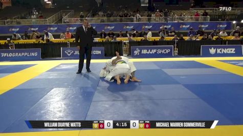 Michael Warren Sommerville vs William Duayne Watts 2026 Pan Jiu Jitsu IBJJF Championship