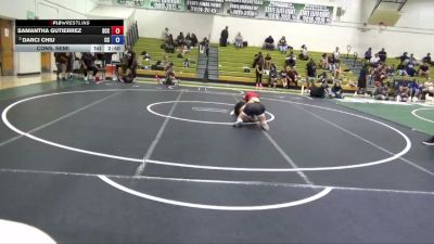 103 lbs Cons. Semi - Samantha Gutierrez, Sacramento City College vs Darci Chiu, Cerritos College