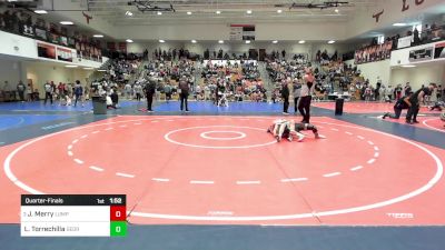 120 lbs Quarterfinal - Jacob Merry, Lumpkin County Wresting vs Lee Marcus Torrechilla, Georgia