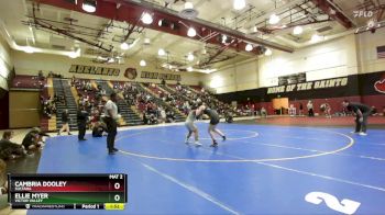 130 lbs Cons. Semi - Cambria Dooley, Sultana vs Ellie Myer, Victor Valley