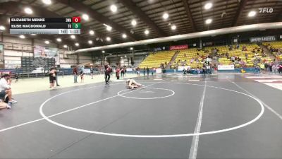 118 lbs 1st Place Match - Elizabeth Menke, 308 Wrestling Academy vs Elise MacDonald, Team Champs