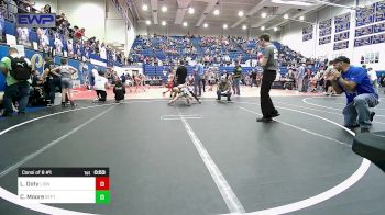 58 lbs Consi Of 8 #1 - Luke Doty, Lions Wrestling Academy vs Caius Moore, Standfast