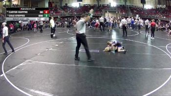 65 lbs Champ. Round 2 - Cole Steffes, Midwest Destroyers Wrestling Club vs Carter Guiffre, Beatrice Wrestling Club