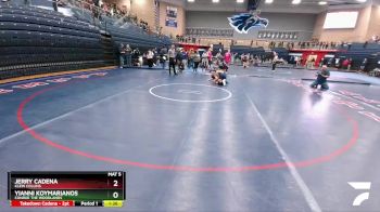 138 lbs Champ. Round 1 - Yianni Koymarianos, Conroe The Woodlands vs Jerry Cadena, Klein Collins