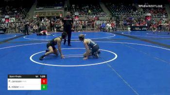 108 lbs Semifinal - Parker Janssen, PINnacle vs August Hibler, Scorpion WC