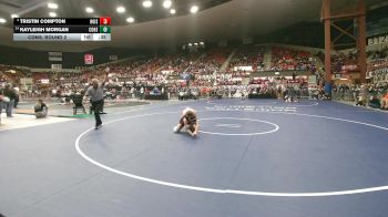 135 lbs Cons. Round 2 - Kayleigh Morgan, Columbus HS vs Tristin Compton, Hoisington HS